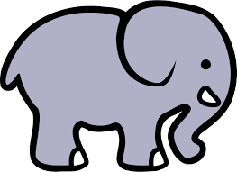 gray elepehant